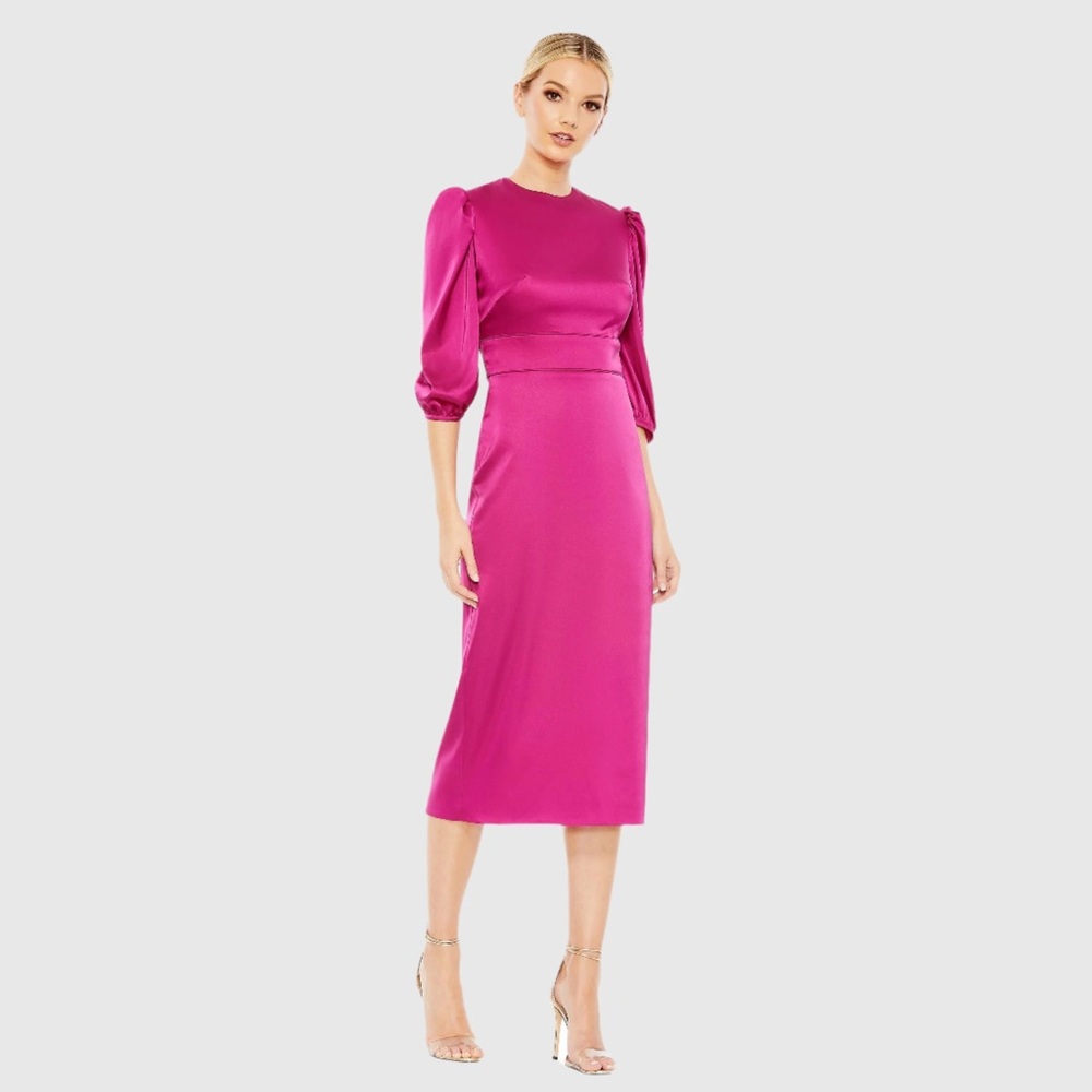 MAC DUGGAL
High Neck Midi Dress